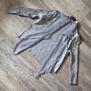 Komarov Metallic Sheen Cardigan size P/S